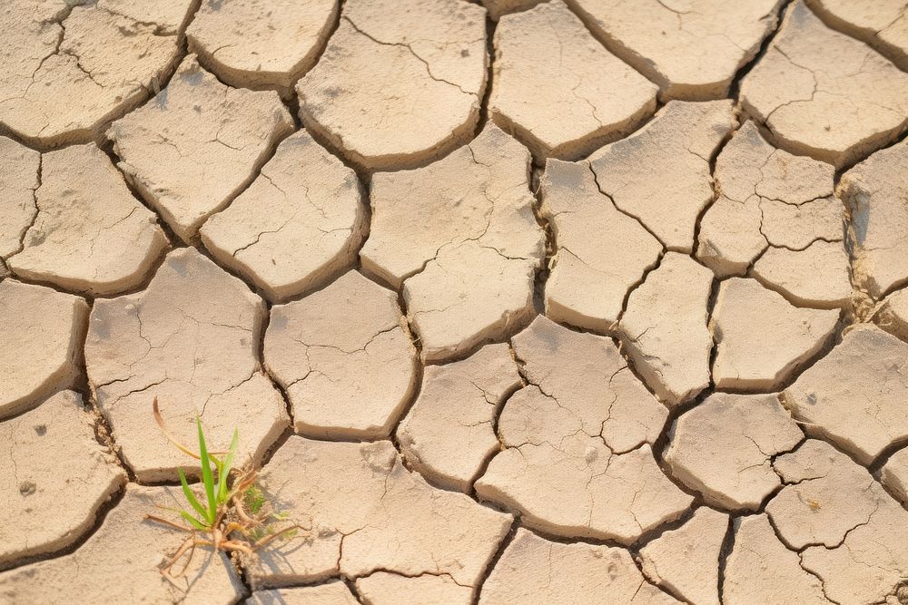 Cracked ground climate soil mud. AI generated Image by rawpixel.