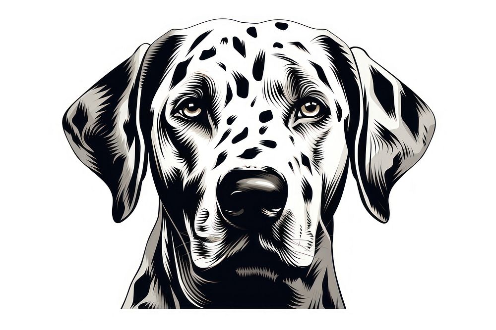 Halftone vector dog animal mammal pet. AI generated Image by rawpixel.
