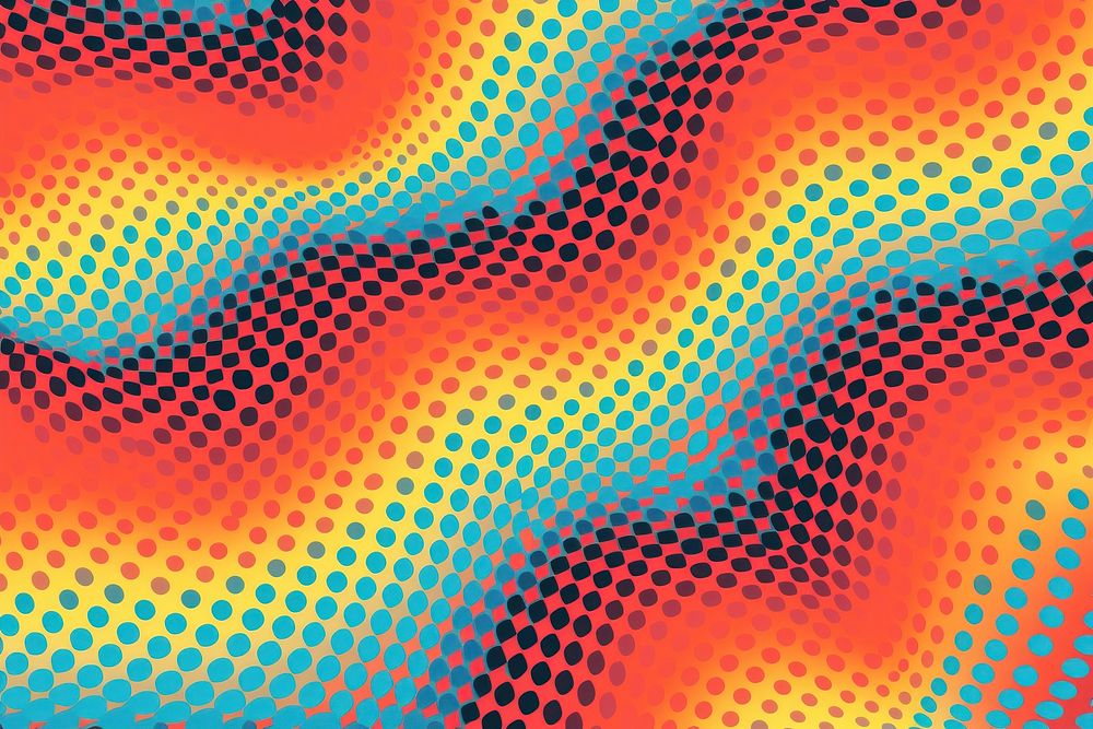 Halftone pattern art backgrounds accessories. AI generated Image by rawpixel.