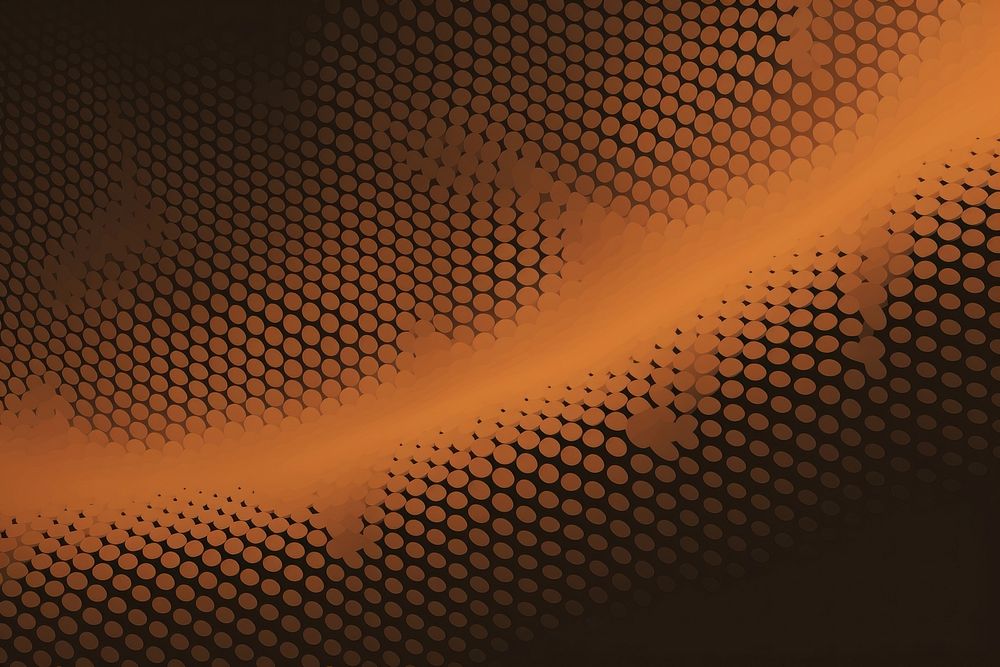 Halftone pattern honeycomb brown backgrounds. AI generated Image by rawpixel.