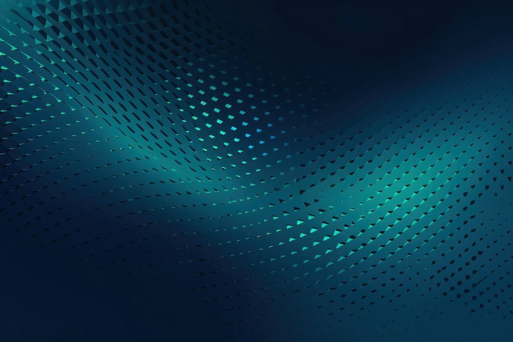 Halftone pattern blue green backgrounds. AI generated Image by rawpixel.