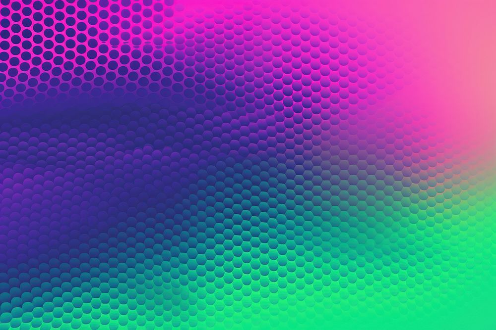 Halftone pattern purple green pink. AI generated Image by rawpixel.