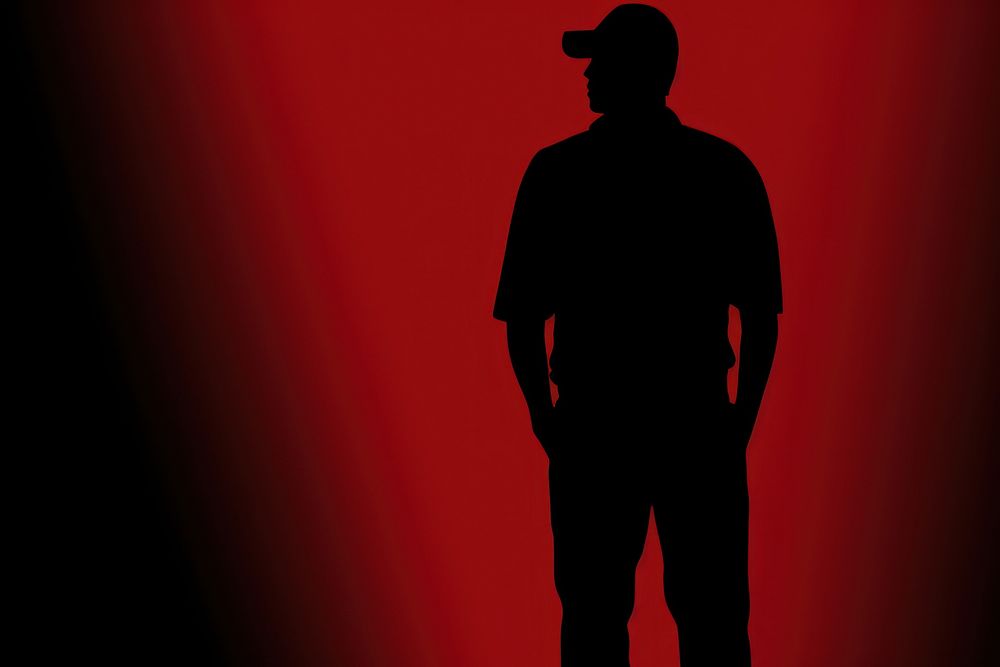Golf club silhouette adult photo. AI generated Image by rawpixel.