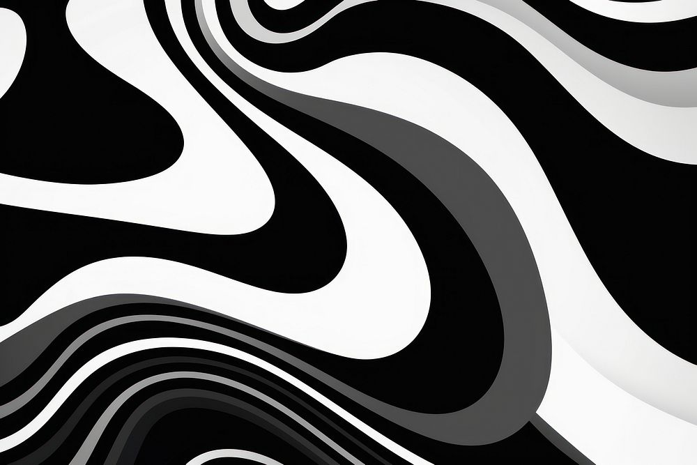 Motion effect pattern black white. AI generated Image by rawpixel.