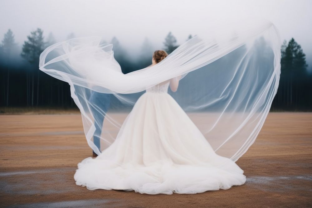Wedding fashion dress bride. AI generated Image by rawpixel.