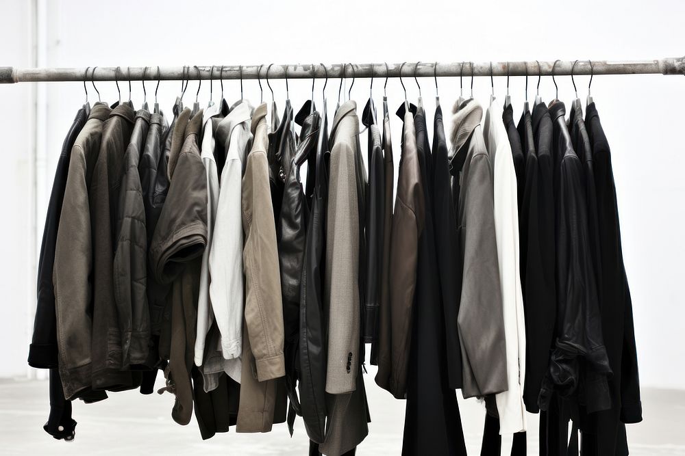 Clothes jacket coathanger outerwear. AI generated Image by rawpixel.