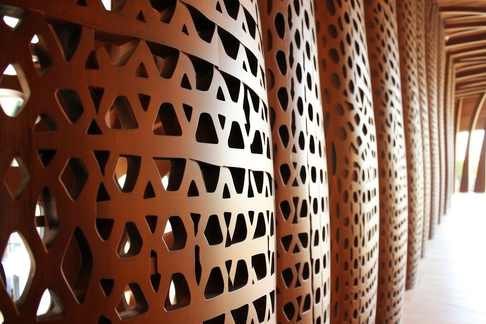 Hawaiian Cocao Pods architecture building wood. AI generated Image by rawpixel.