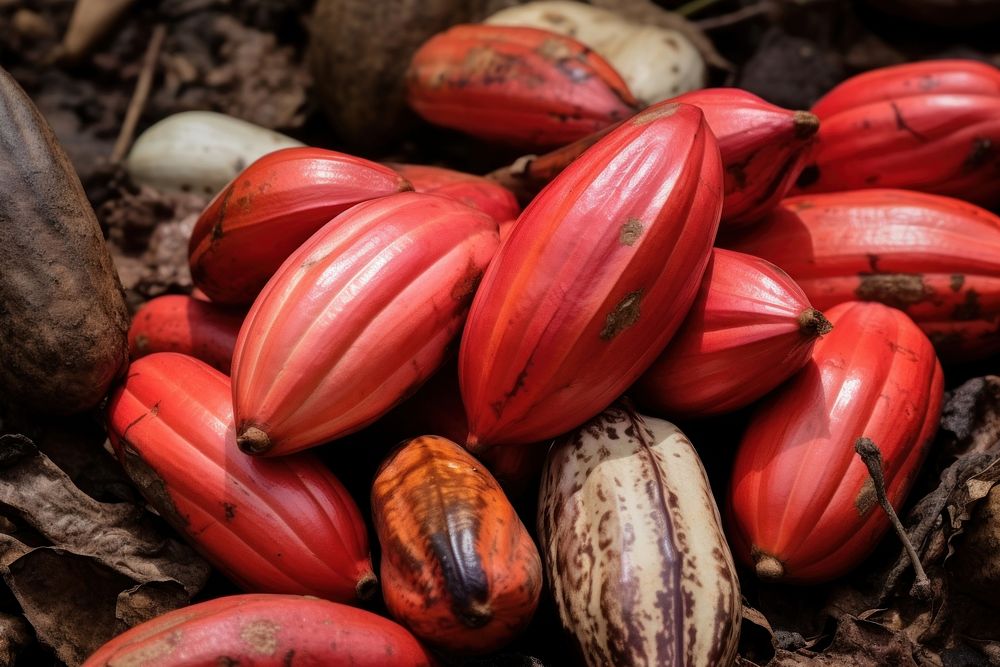 Hawaiian Cocao Pods vegetable plant food. AI generated Image by rawpixel.