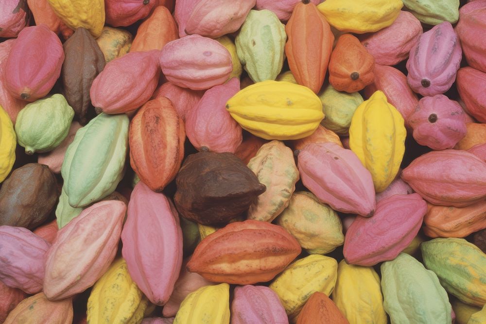 Hawaiian Cocao Pods confectionery plant food. AI generated Image by rawpixel.