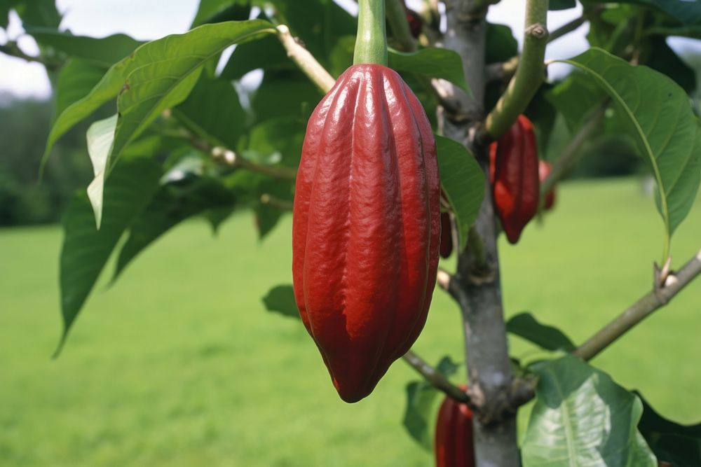 Hawaiian Cocao Pods plant fruit tree. AI generated Image by rawpixel.