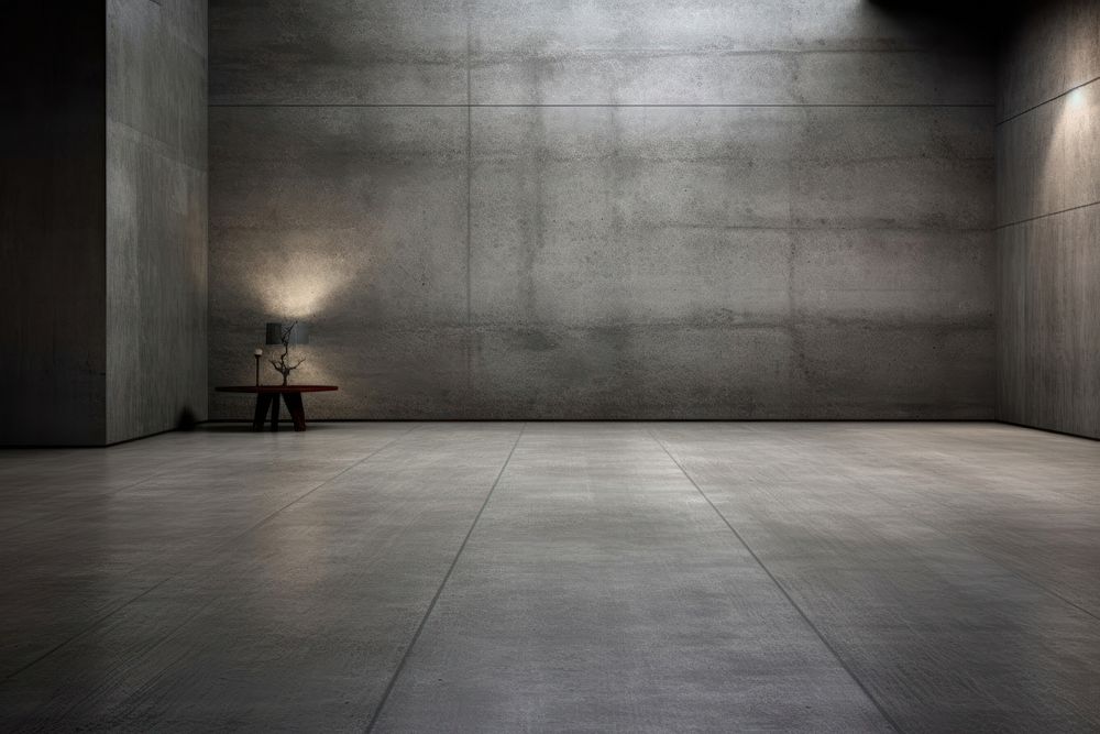 Textured dark concrete floor architecture flooring building. AI generated Image by rawpixel.