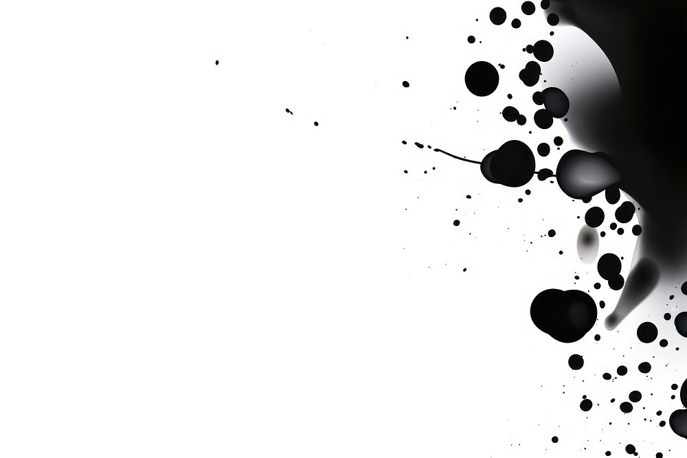 Ink spots border backgrounds black splattered. AI generated Image by rawpixel.