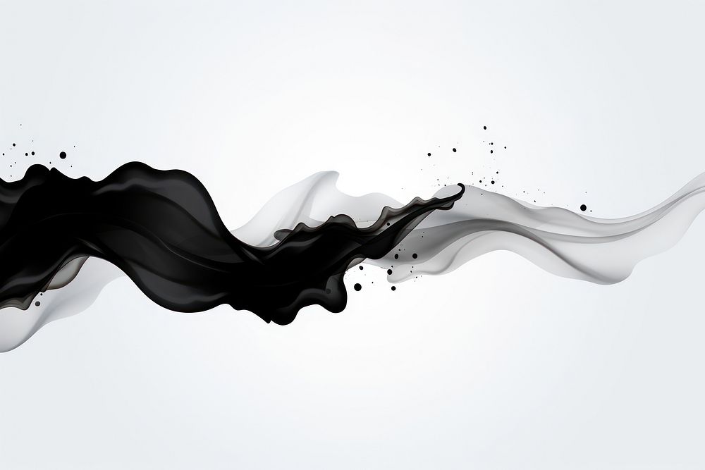 Ink stain border backgrounds black smoke. AI generated Image by rawpixel.