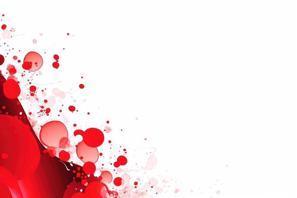 Ink spots border backgrounds red splattered. AI generated Image by rawpixel.