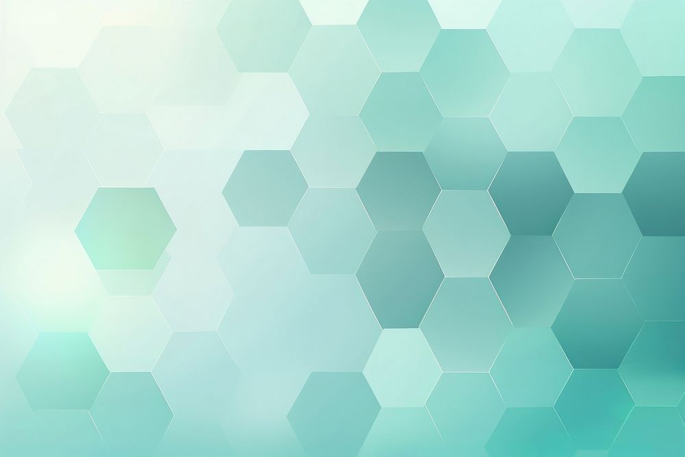 Light teal hexagons backgrounds honeycomb abstract. AI generated Image by rawpixel.