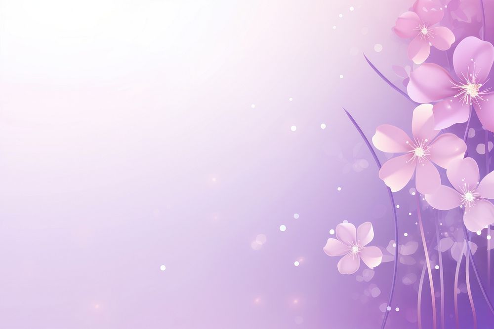 Light violet flowers backgrounds abstract blossom. AI generated Image by rawpixel.