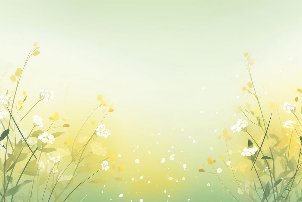Soft green and yellow meadow backgrounds sunlight abstract. AI generated Image by rawpixel.
