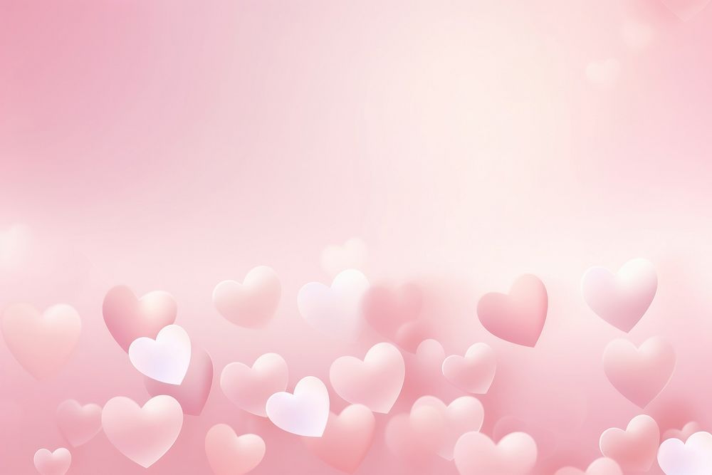 Soft pink hearts backgrounds abstract petal. AI generated Image by rawpixel.