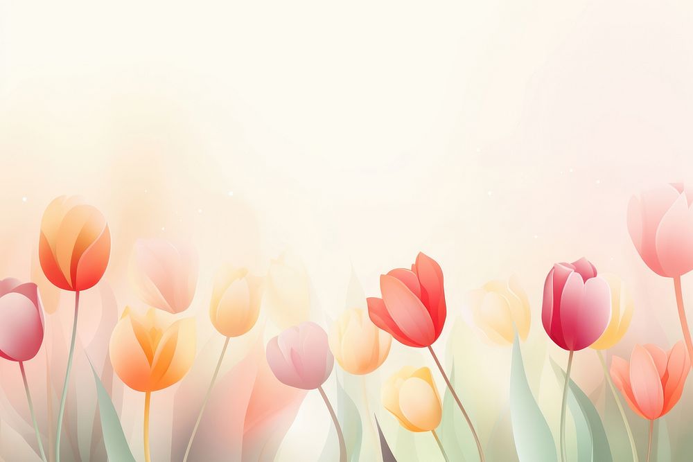 Soft warm tone tulips backgrounds outdoors flower. AI generated Image by rawpixel.