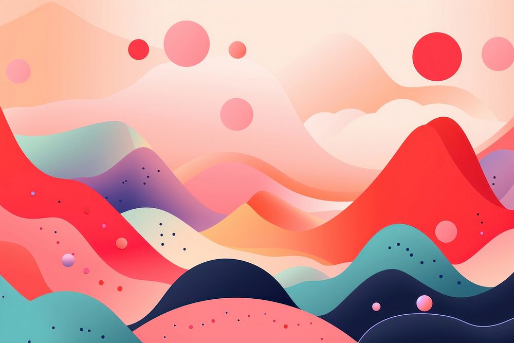 Cartoon style backgrounds abstract outdoors. AI generated Image by rawpixel.