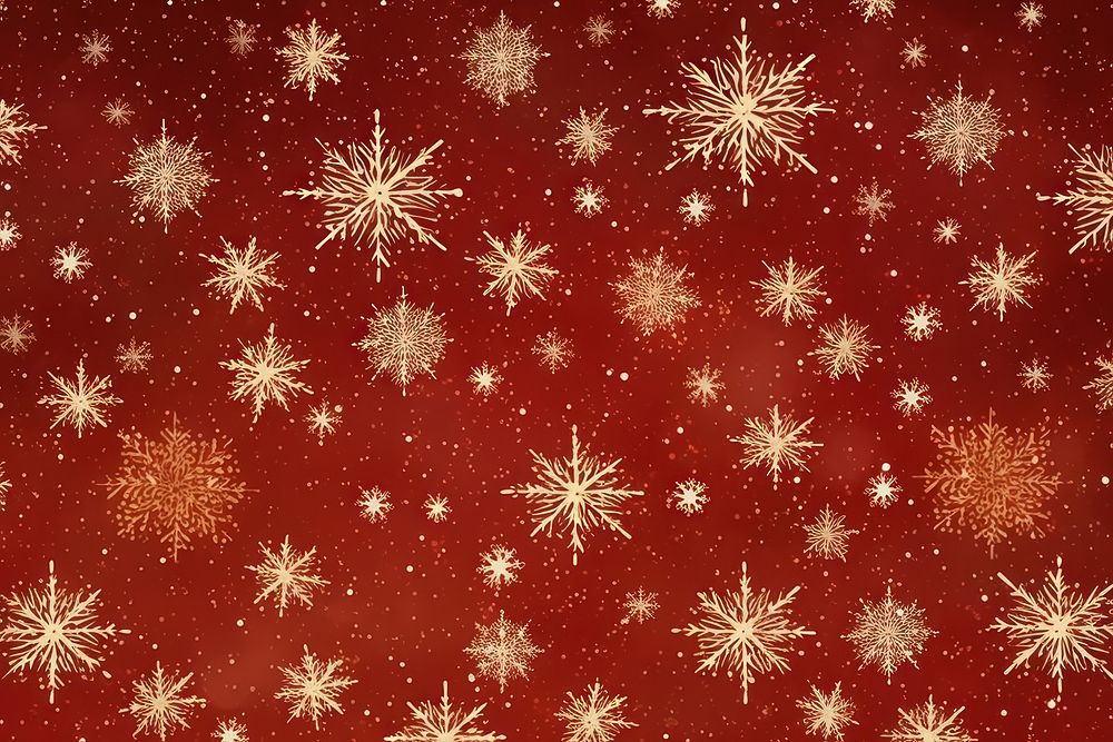 Christmas pattern snow backgrounds christmas. AI generated Image by rawpixel.