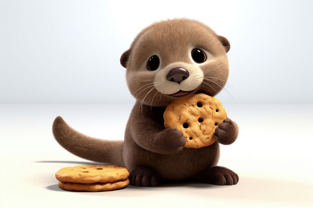 Otter cookie mammal animal. 