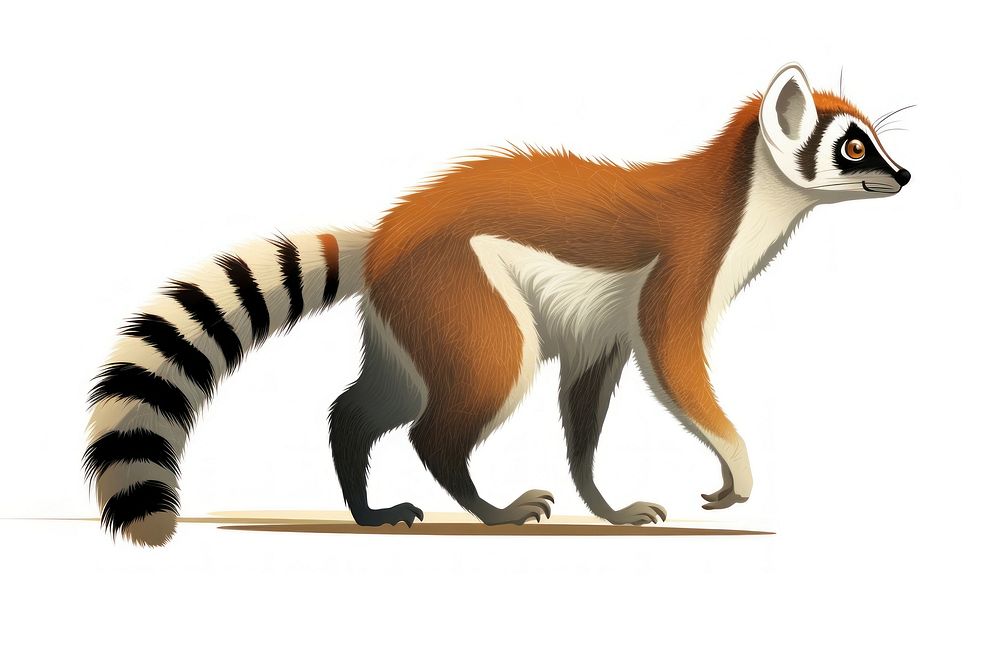 Lemur wildlife cartoon animal. AI generated Image by rawpixel.