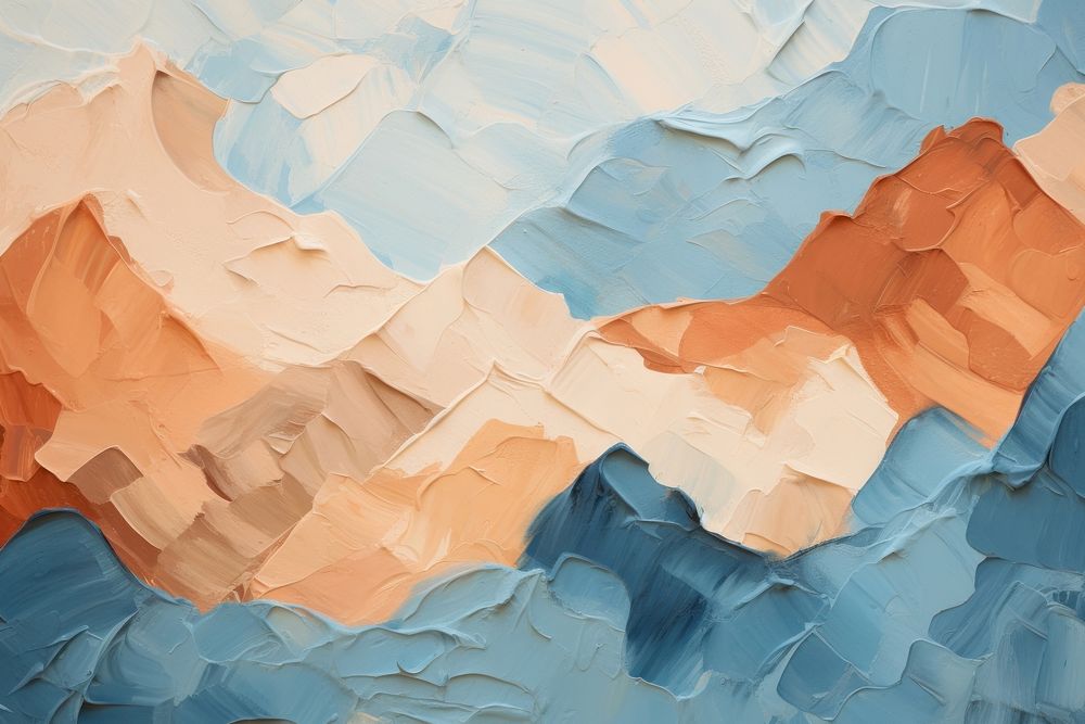 Mountain abstract shape aesthetic background art backgrounds painting. AI generated Image by rawpixel.