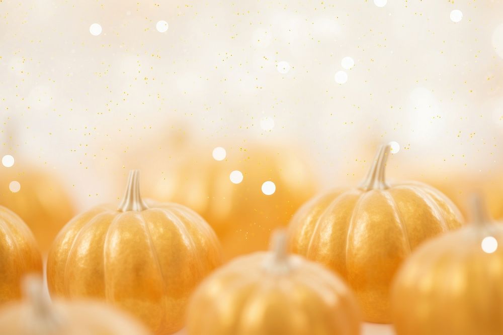 Pumpkin pattern bokeh effect background backgrounds vegetable squash. AI generated Image by rawpixel.