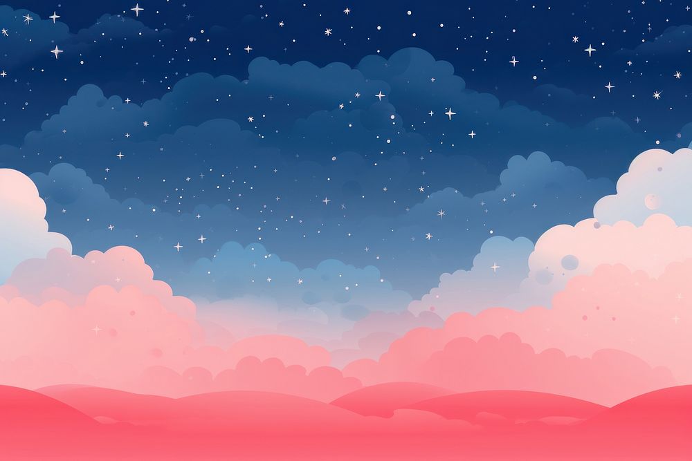 Night sky aesthetic background backgrounds outdoors nature. AI generated Image by rawpixel.