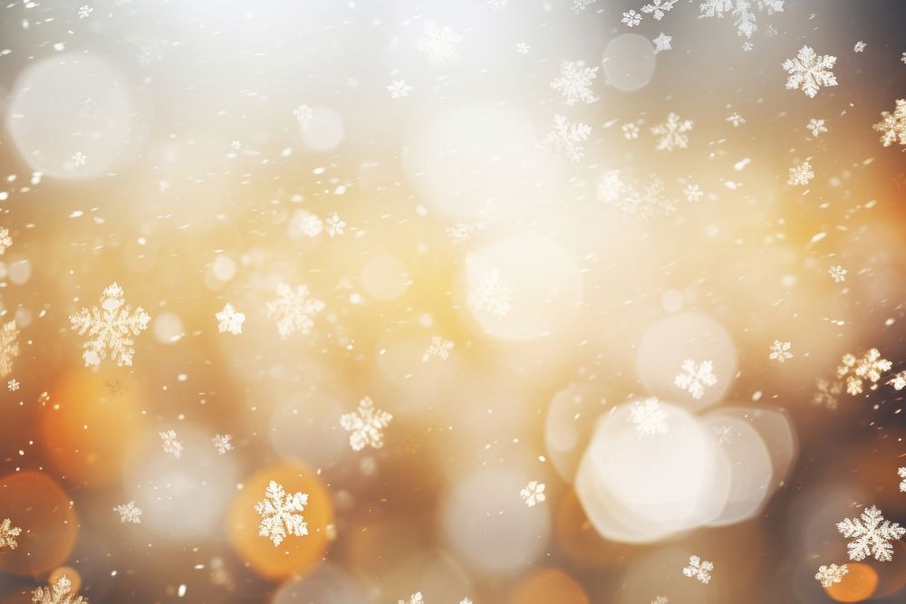 Snowflake pattern bokeh effect background backgrounds abstract outdoors. AI generated Image by rawpixel.