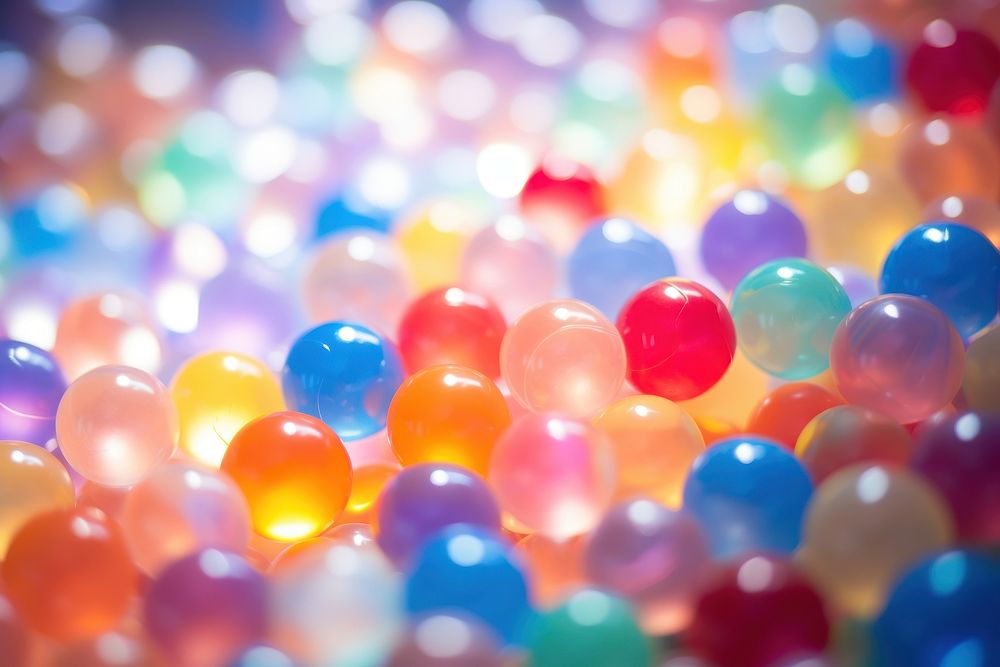 Bokeh ball pit confectionery backgrounds abstract. AI generated Image by rawpixel.