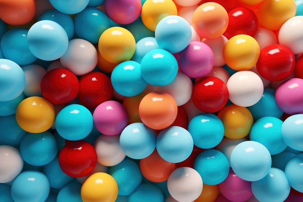 Ballpit abstract background confectionery backgrounds | Premium Photo ...