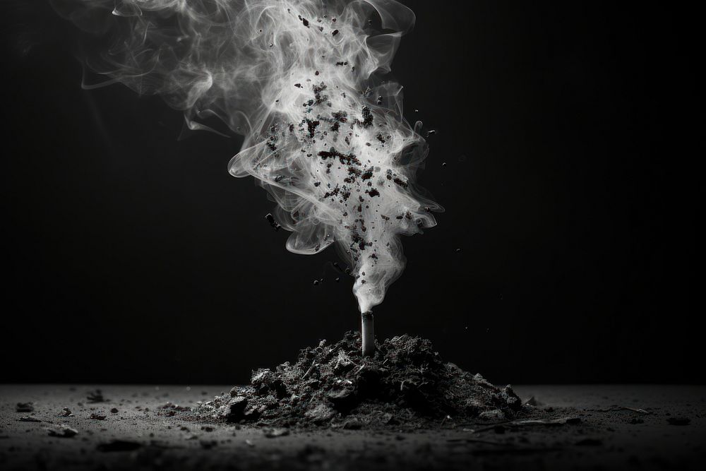 Smoking issue smoke outdoors impact. AI generated Image by rawpixel.