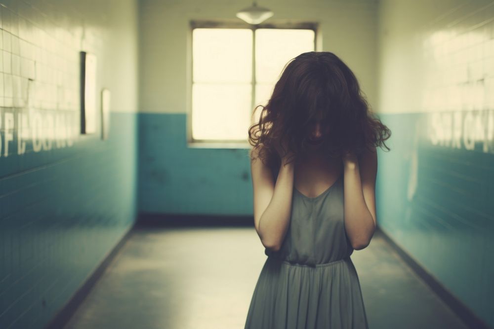 Suicide worried dress photo. AI generated Image by rawpixel.