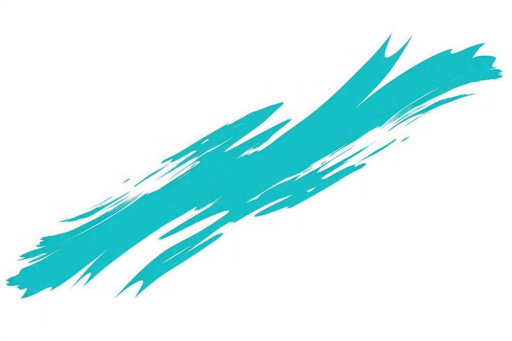 Turquoise cross shape logo white background splattered. AI generated Image by rawpixel.