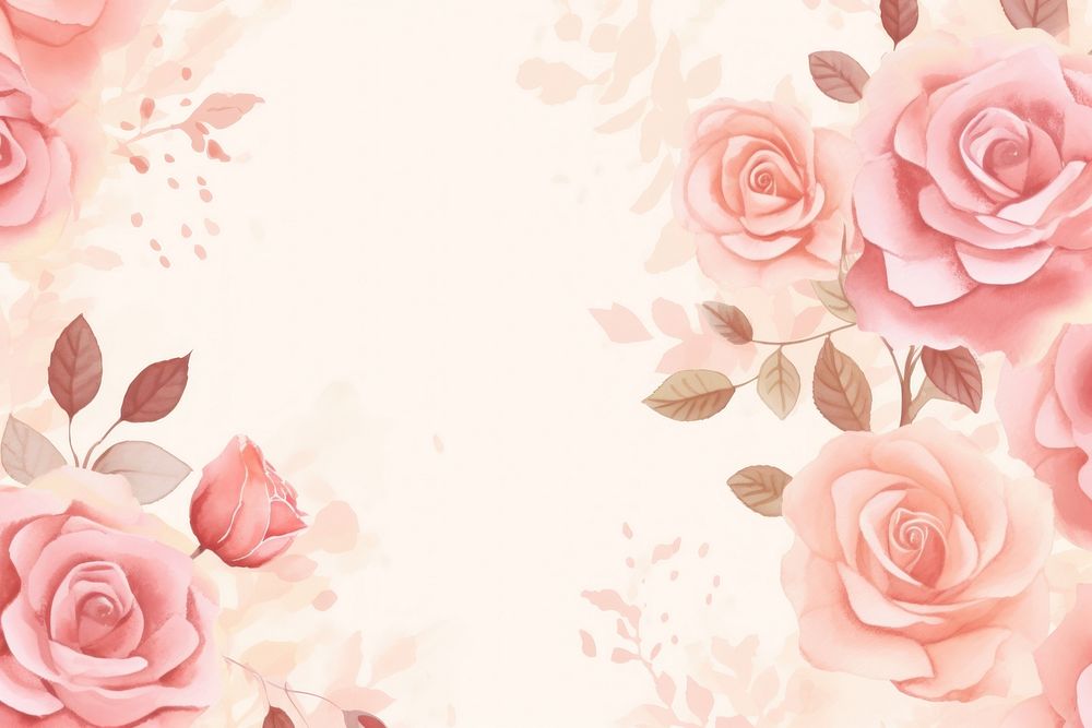 Flower rose pastel pattern backgrounds petal. AI generated Image by rawpixel.