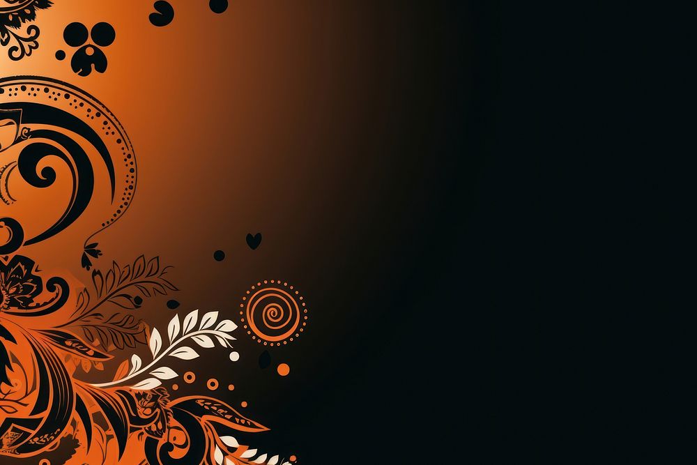 Henna backgrounds abstract pattern. AI generated Image by rawpixel.