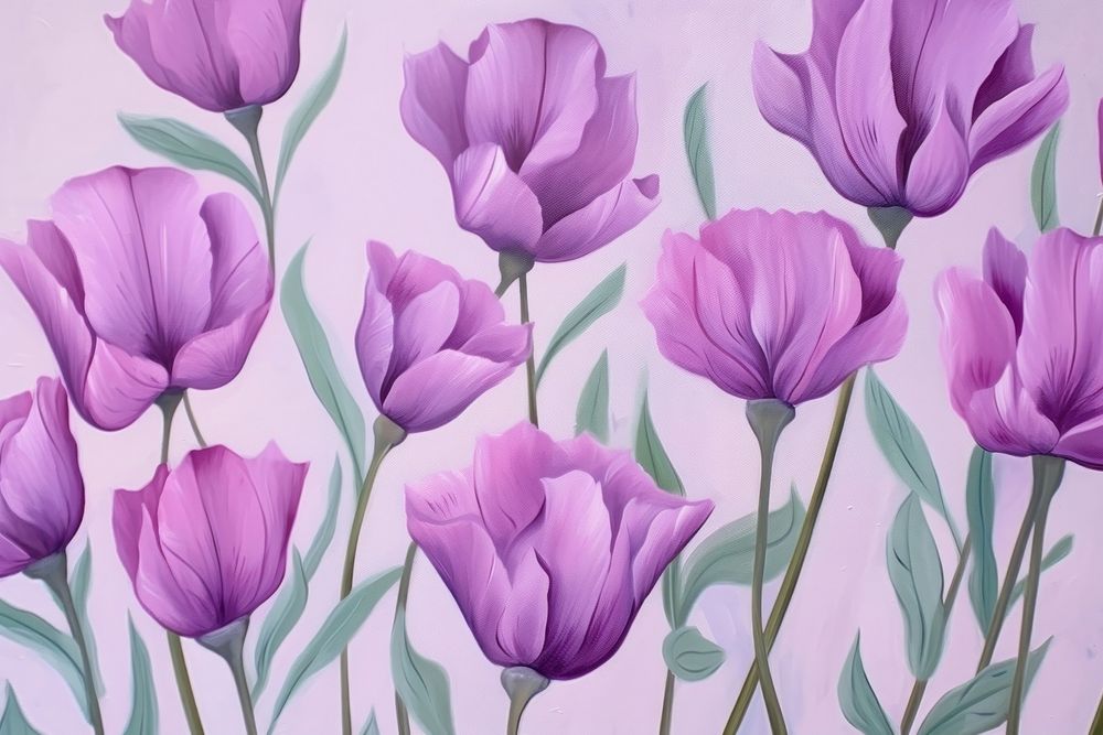Purple tulips flower backgrounds lavender. AI generated Image by rawpixel.