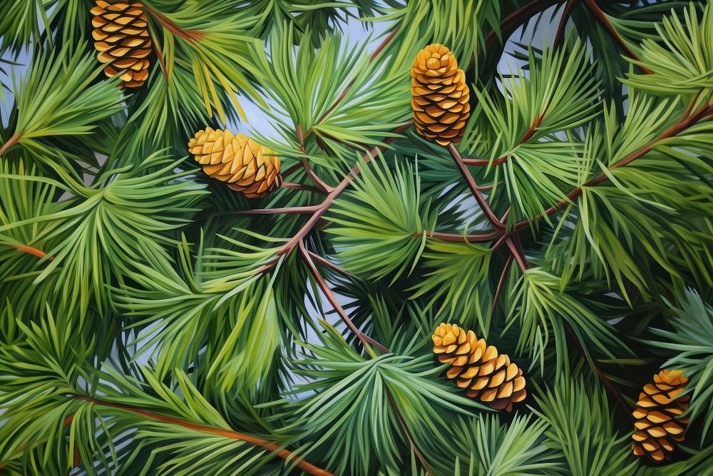 Pine backgrounds pineapple plant. AI generated Image by rawpixel.