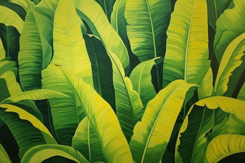 Banana leaf backgrounds nature plant. AI generated Image by rawpixel.