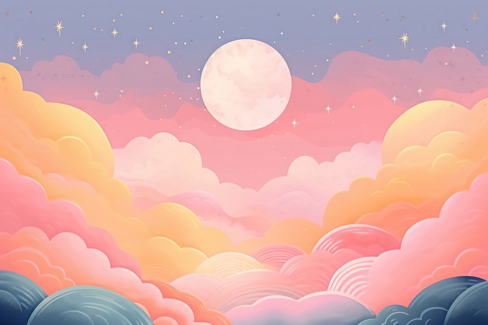 Celestial backgrounds outdoors nature. AI generated Image by rawpixel.