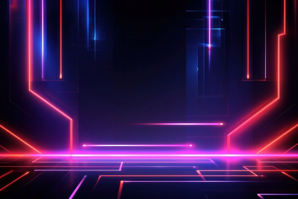 Neon backgrounds abstract light. AI generated Image by rawpixel.