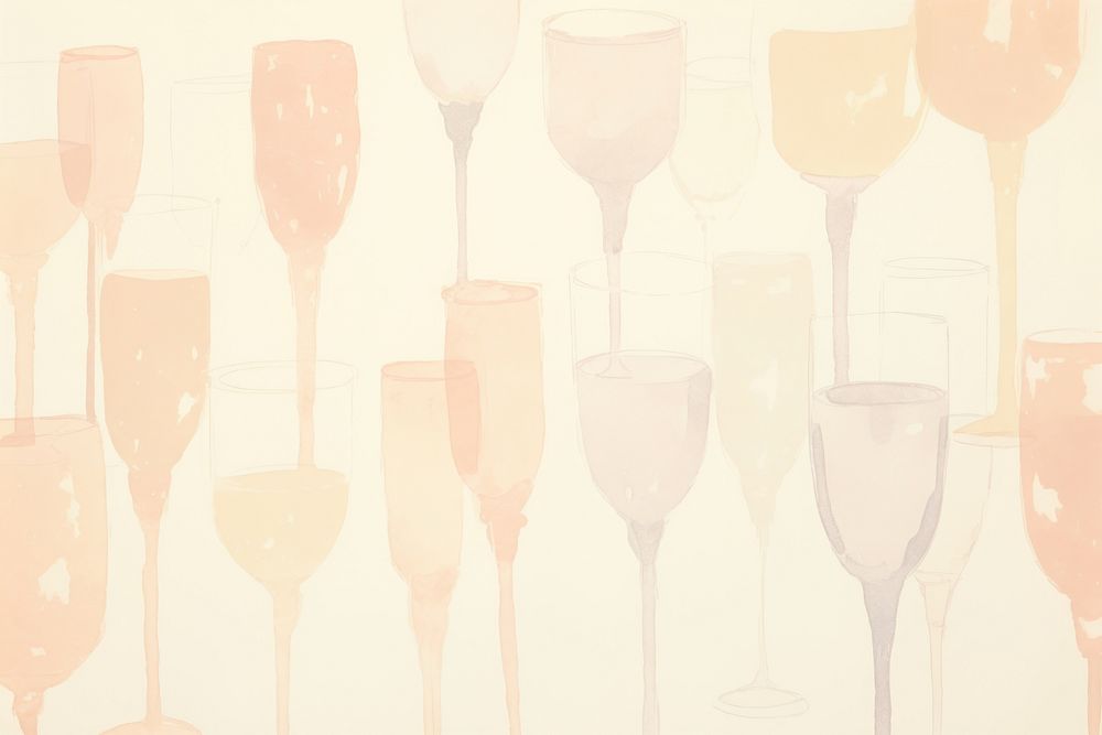 Aesthetic champagne glasses background backgrounds drink refreshment. AI generated Image by rawpixel.