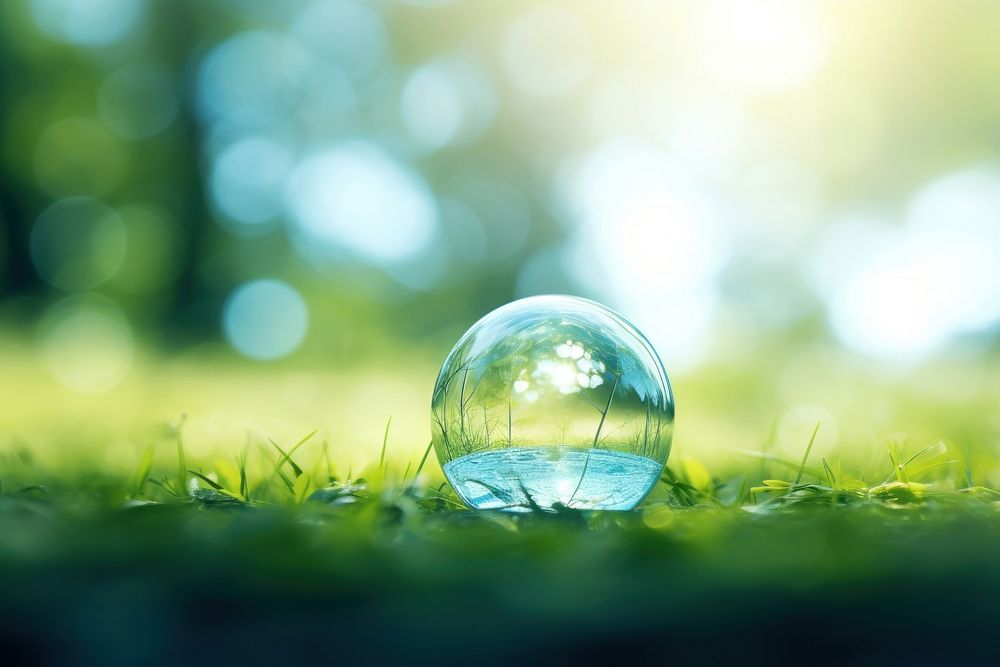 Glass land scene sunlight green | Free Photo - rawpixel