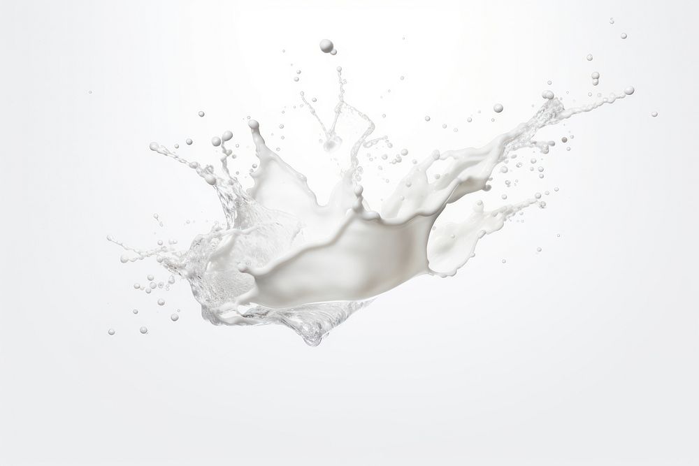 Milks backgrounds white splattered. AI generated Image by rawpixel.