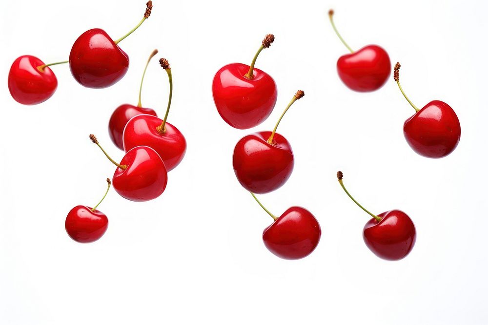 Cherries cherry fruit plant. AI generated Image by rawpixel.