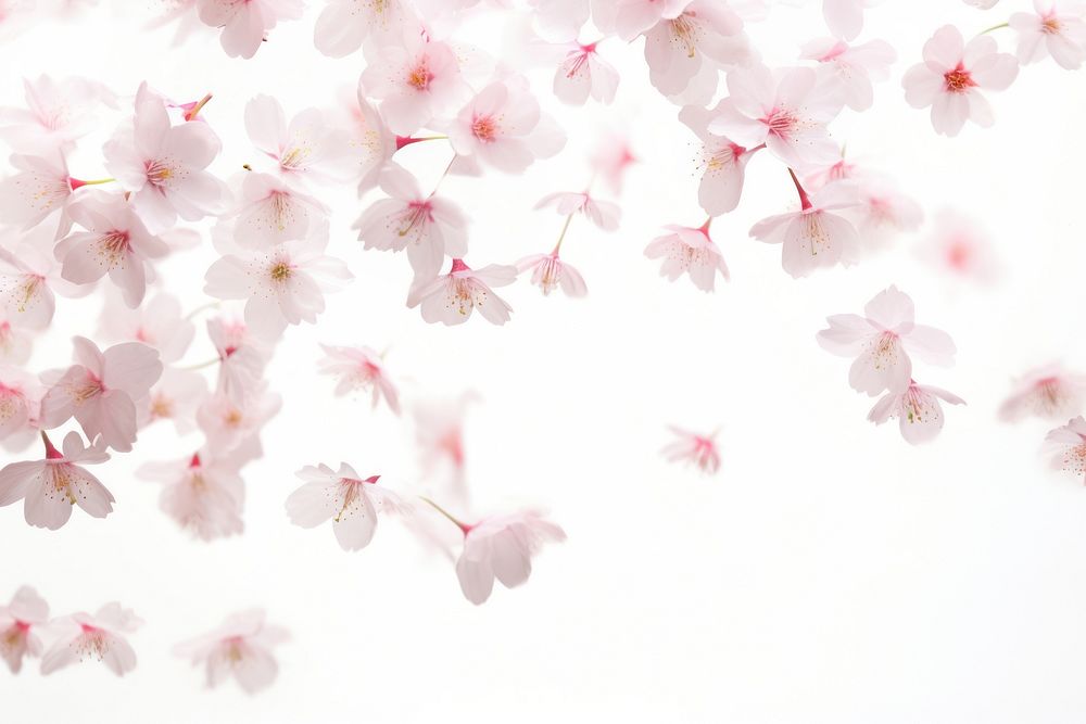 Cherry blossoms backgrounds outdoors flower. AI generated Image by rawpixel.