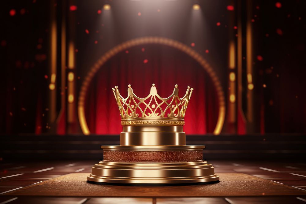 Trophy lighting luxury throne. AI generated Image by rawpixel.