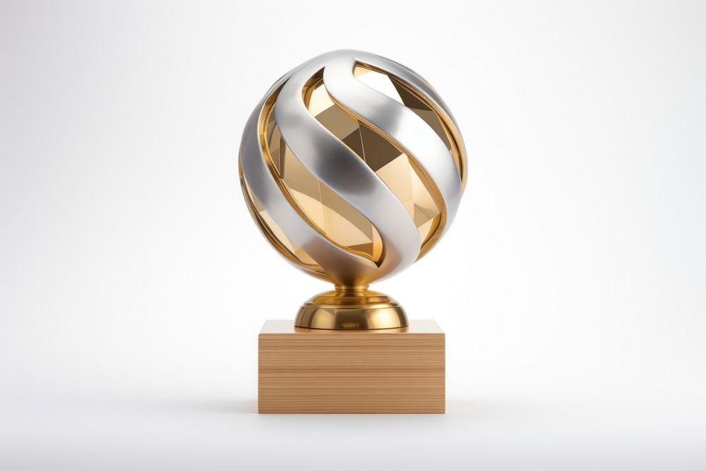 Trophy technology lighting sphere. AI generated Image by rawpixel.